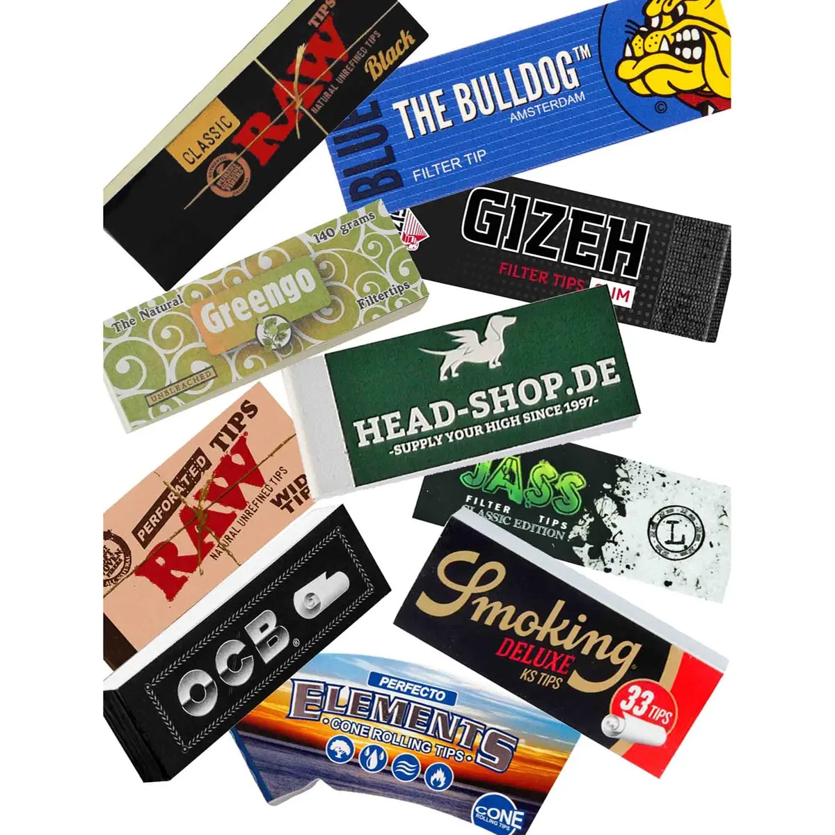 Filtertip Sample pack, 10 different versions