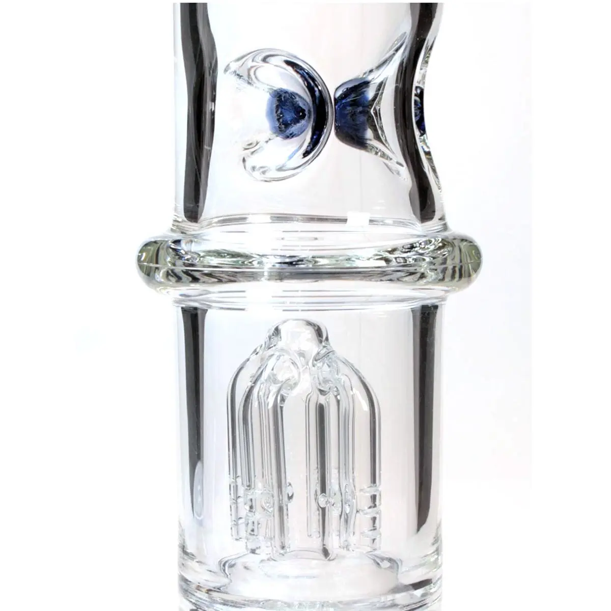 Black Leaf Percolatorbong 4-Arm blue