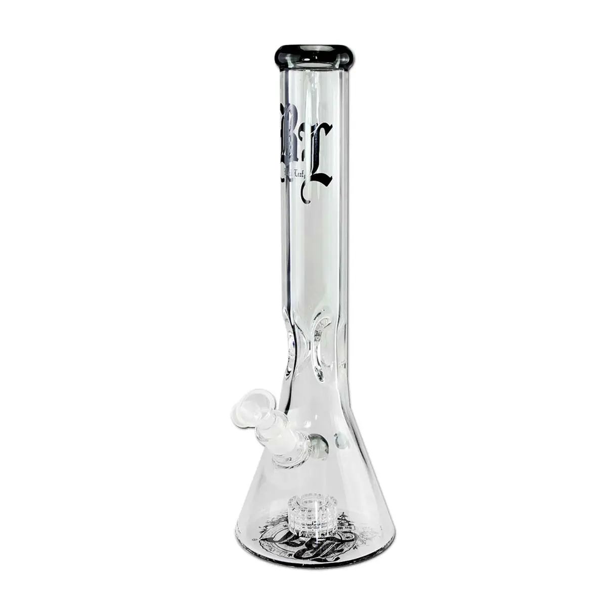 Black Leaf ice bong with drum percolator 40cm