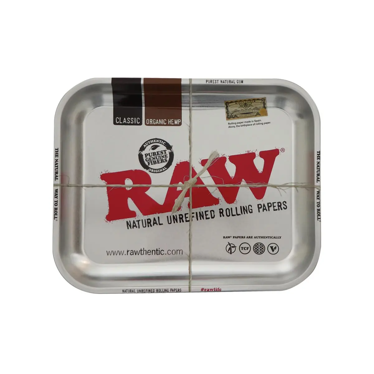 RAW Rolling Tray Metallic Medium