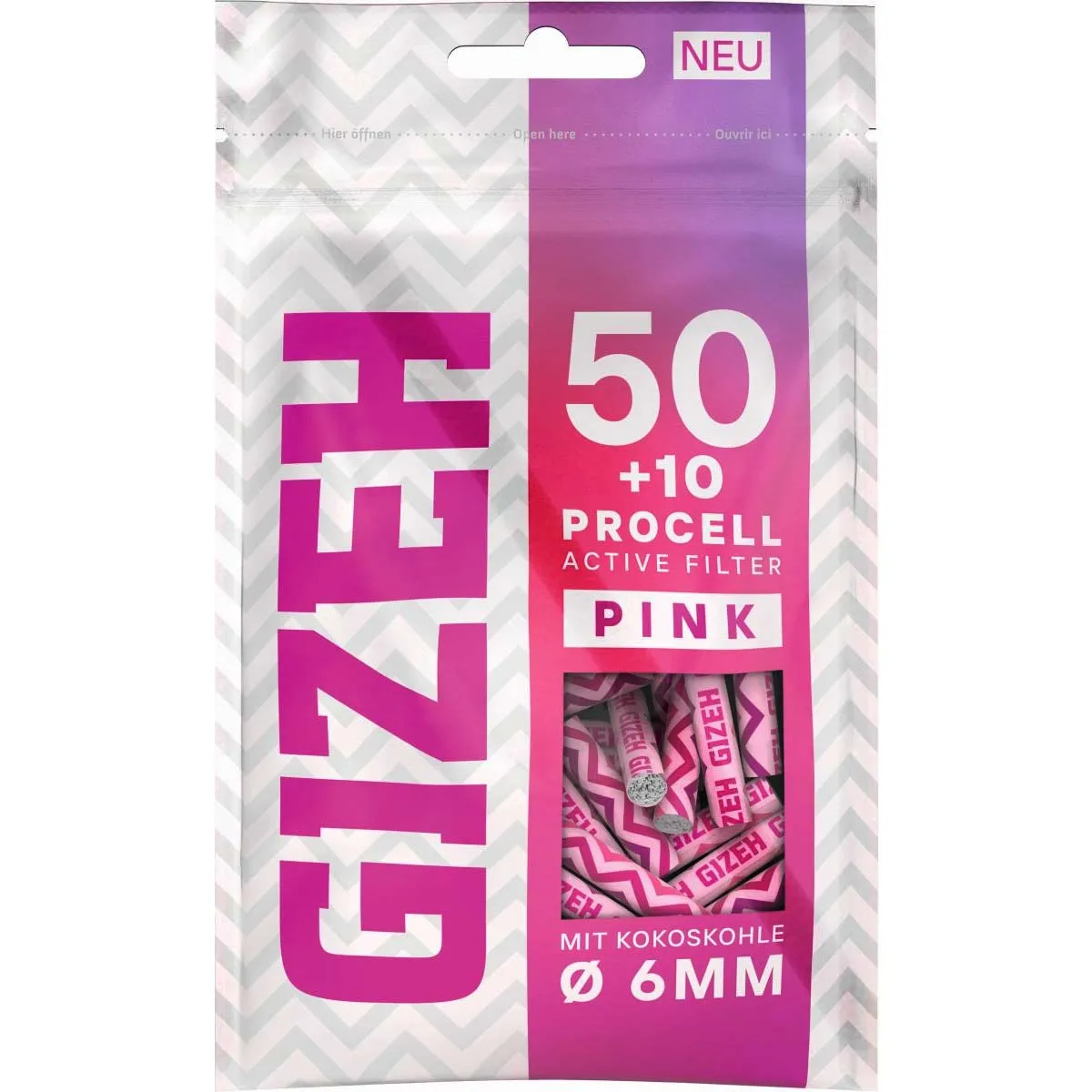 Gizeh ProCell Active Filter PRISM ø 6mm - pink