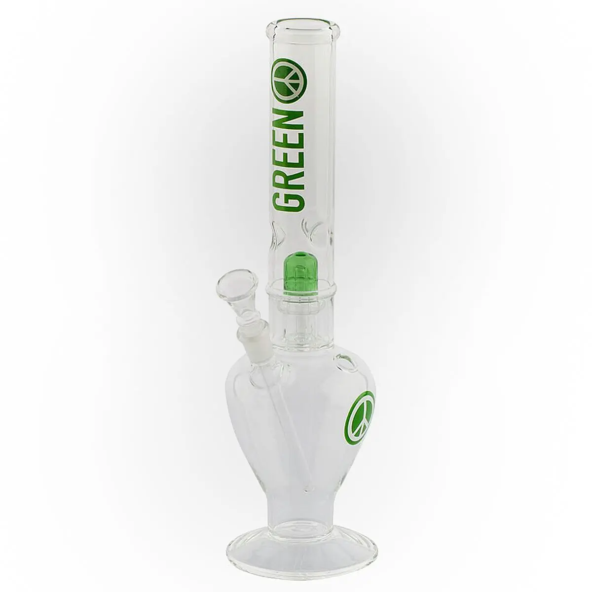 Greenline 'Peace' Bong with dome perc 35 cm