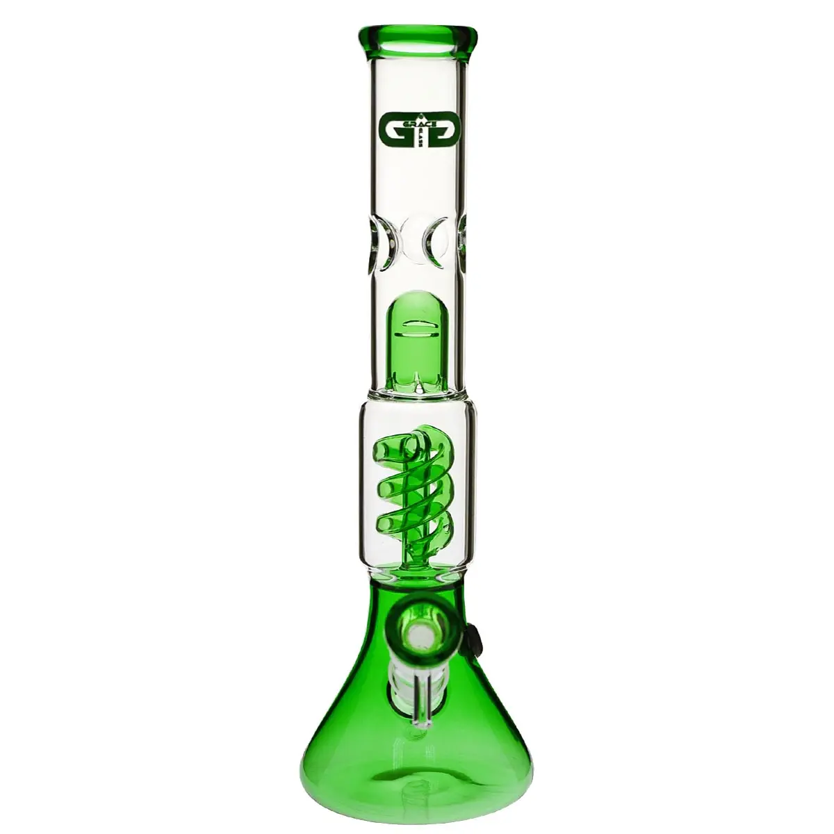 Grace Glass Bong "Lewd Green Lizzy" 35cm