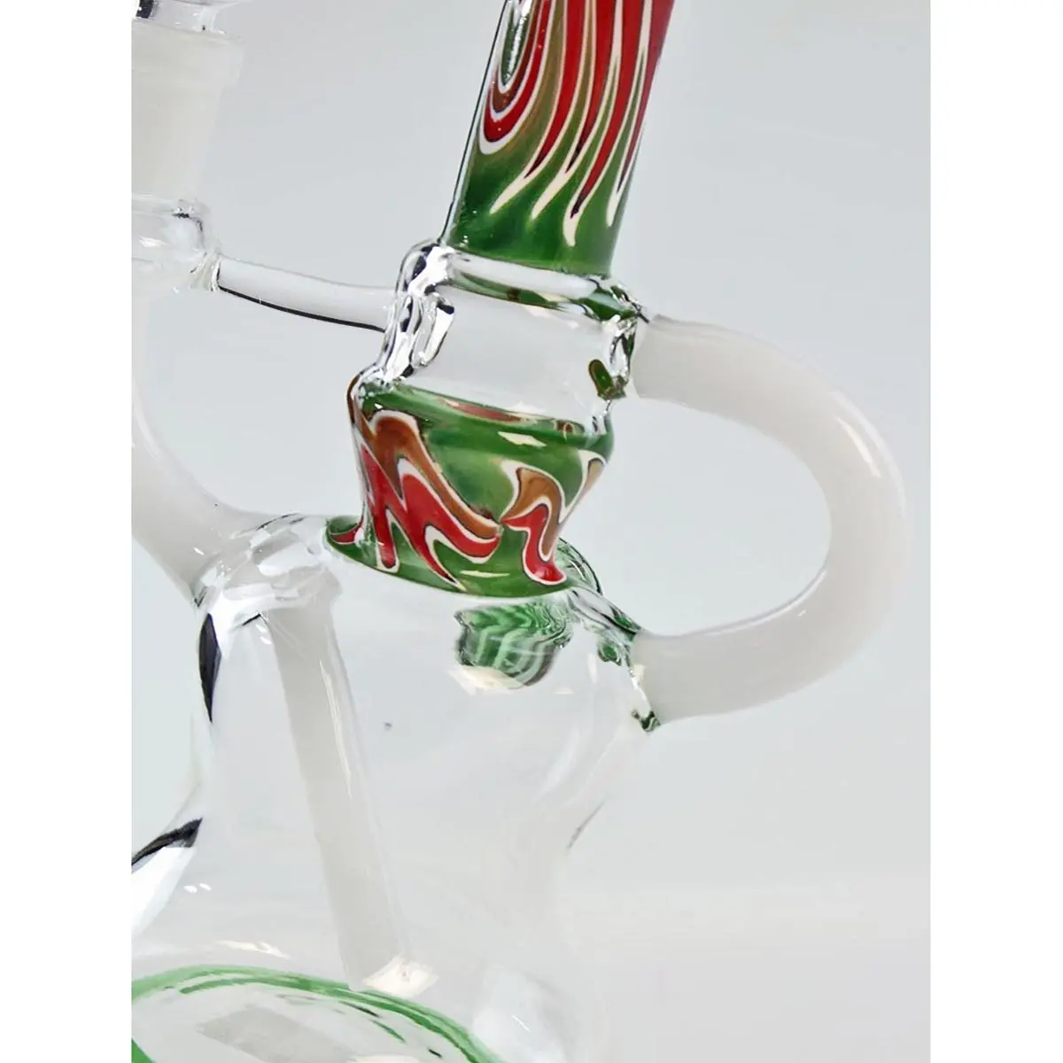 Recycler Glass Art Bong green