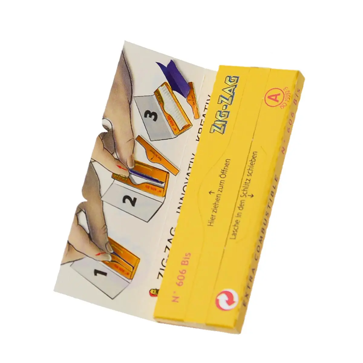 Zig Zag "Le Zouave - 606" yellow - 50 Leaves