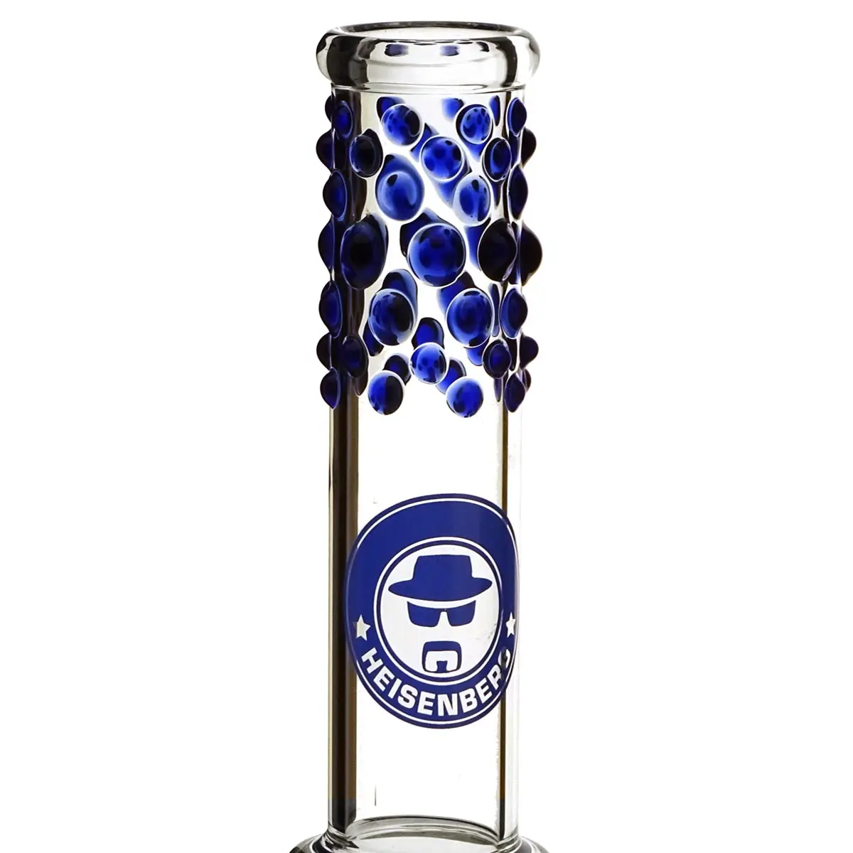 Heisenberg 'Beaker Bubble' 12-Arm Perc 18,8 - blue