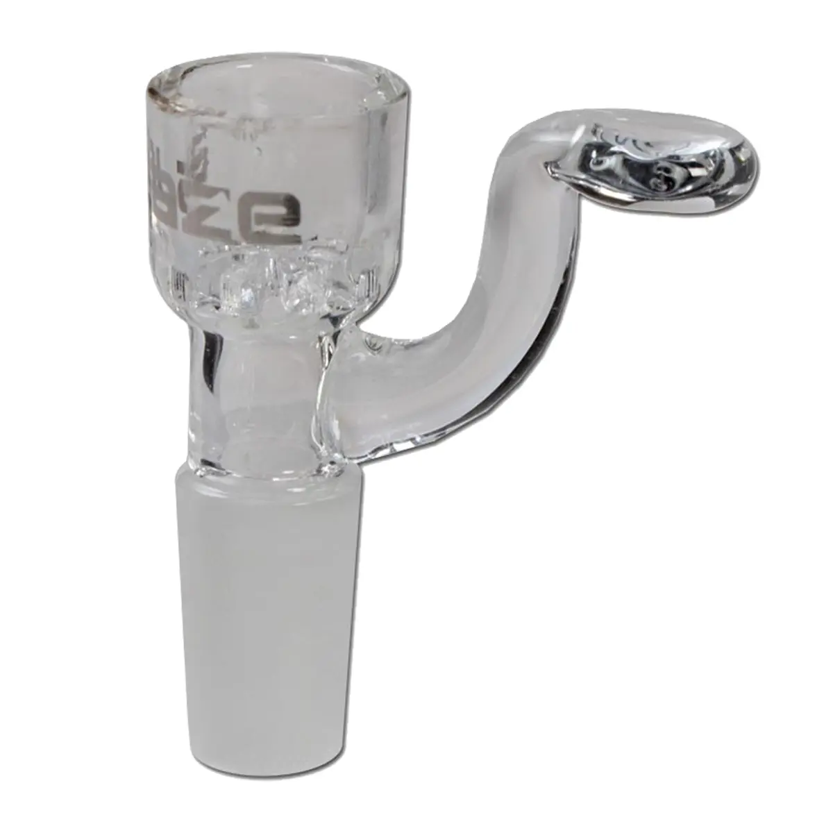 Blaze Glass bowl with screen + handle 18.8 clear