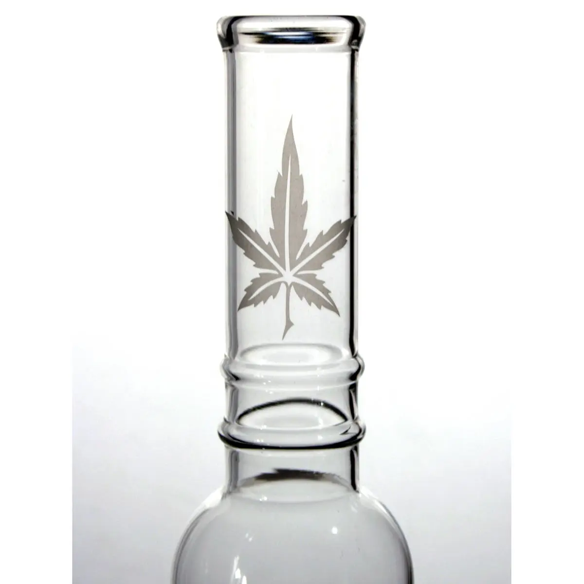 Sand Leaf glass bong 39cm 14,5