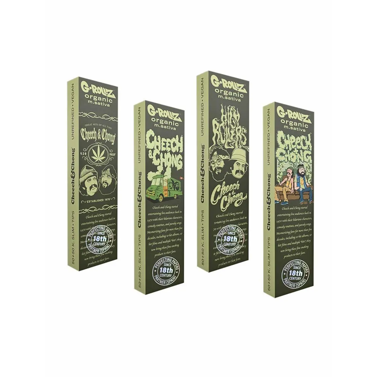 Cheech & Chong Kingsize Papers + Tips Medicago Sativa