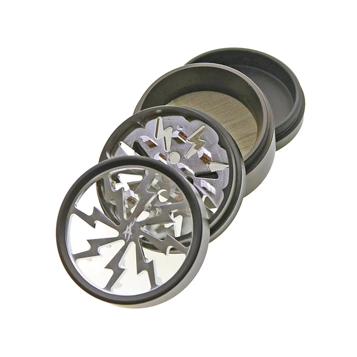 Thorinder grinder with window black / silver Mini