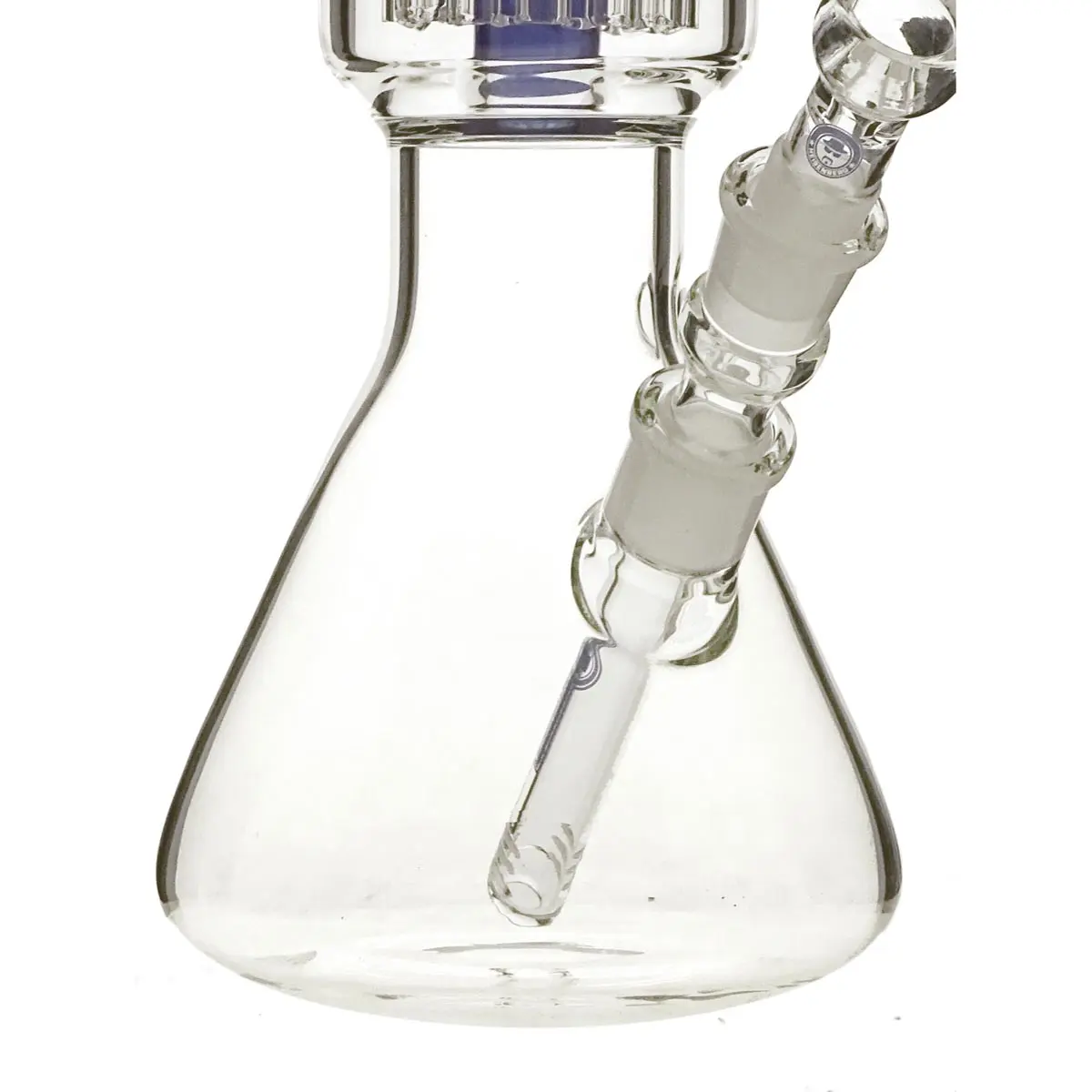 Heisenberg 'Beaker Bubble' 12-Arm Perc 18,8 - blue