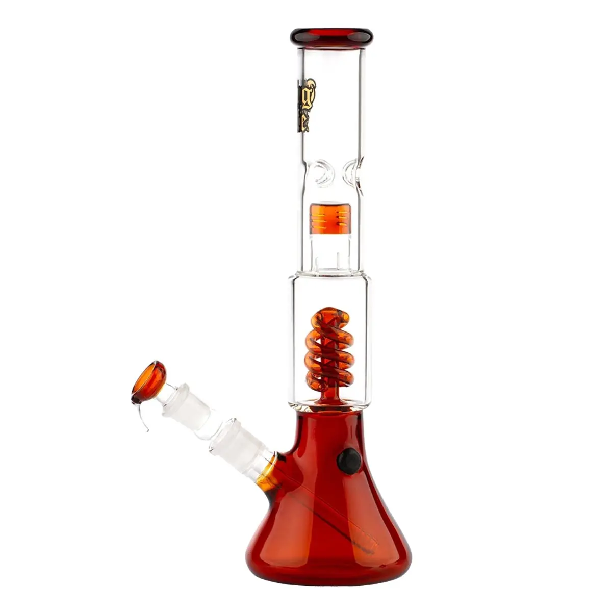 Thug Life 'OG' Percolator Bong 35cm - amber