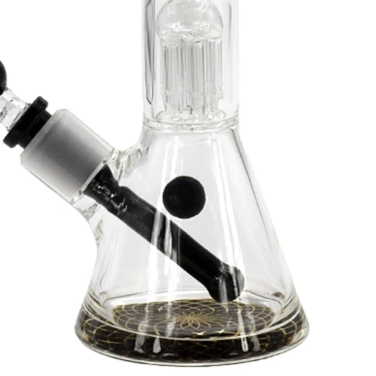 Grace Glass 'Triple Tree-Arm Percolator Beaker' 40cm black