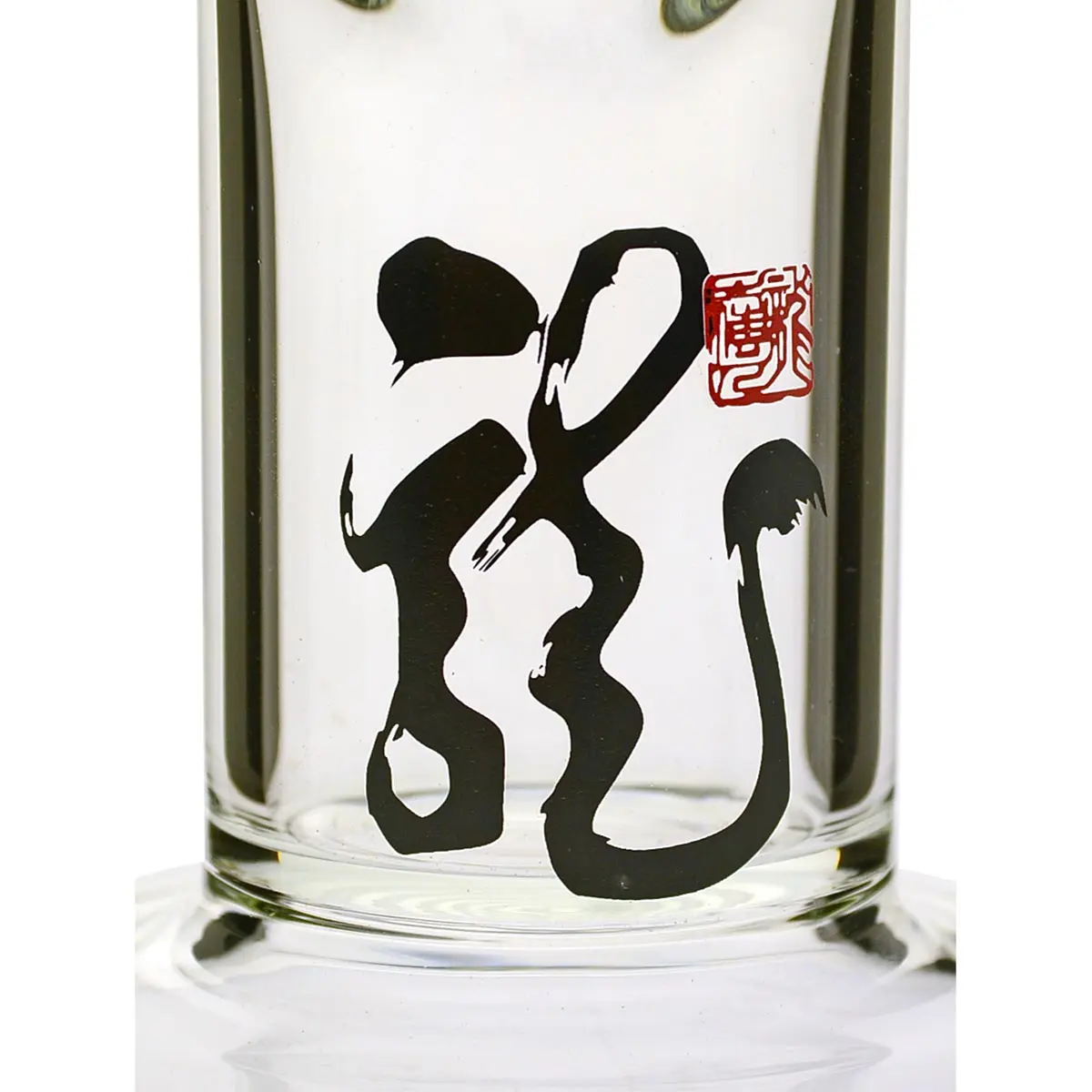 Black Leaf Bong GTI Golden Dragon straight