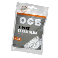 OCB Cigarette Filters - X-PERT Extra Slim 150 pcs.