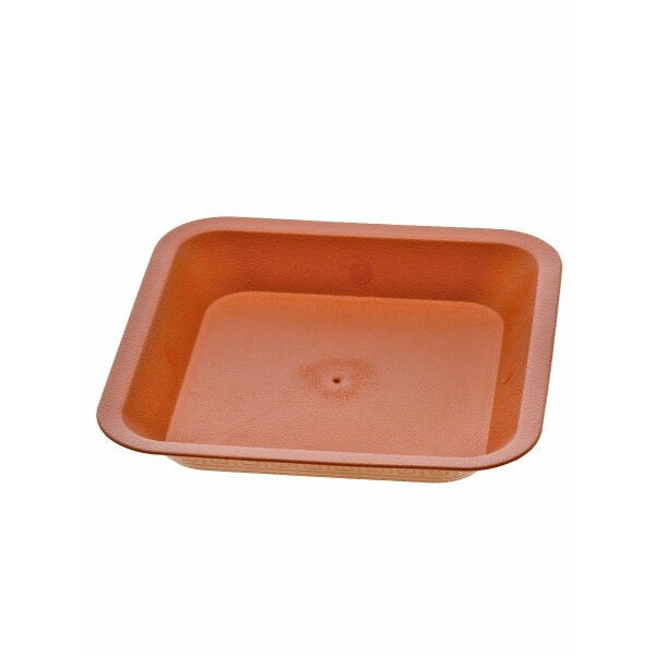 Square Plant Saucer, terracotta, 19 x 19 cm