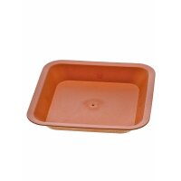 Square Plant Saucer, terracotta, 19 x 19 cm