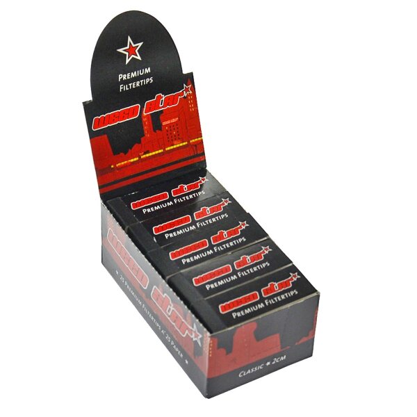 Weed Star perforated Filter Tips - 25 x