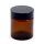 Small brown pharmacy jar with plastic cap, 30ml