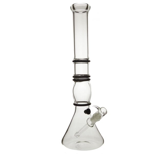 Beaker bong with rubber rings