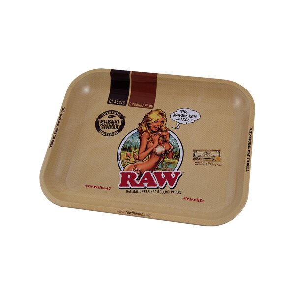 RAW Rolling Tray Plateau à rouler Girl Medium