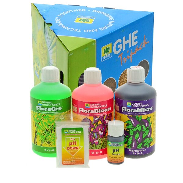 GHE - TriPak Flora Series Soft/Hard Water