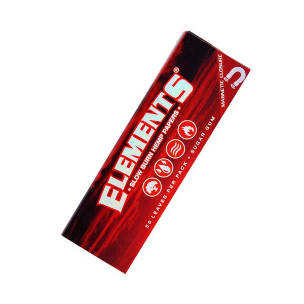Elements RED 1 ¼ Hemp Papers