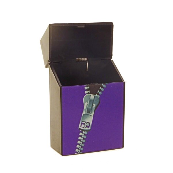 Cigarette Box Zipper Violett