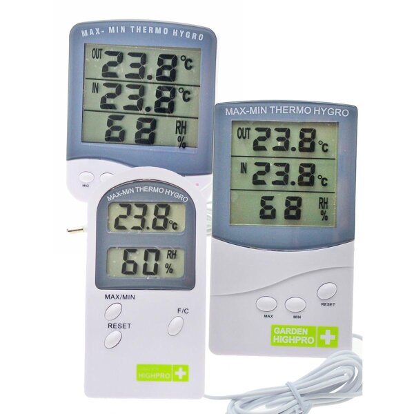 Digital Thermometer / Hygrometer GHP Basic/Medium/Premium