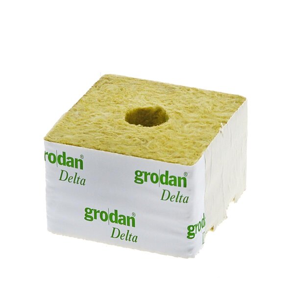 Grodan rockwool block 10 x 10 x 6.5 cm