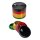 Black Leaf Rasta Alu-Grinder 4part 39mm