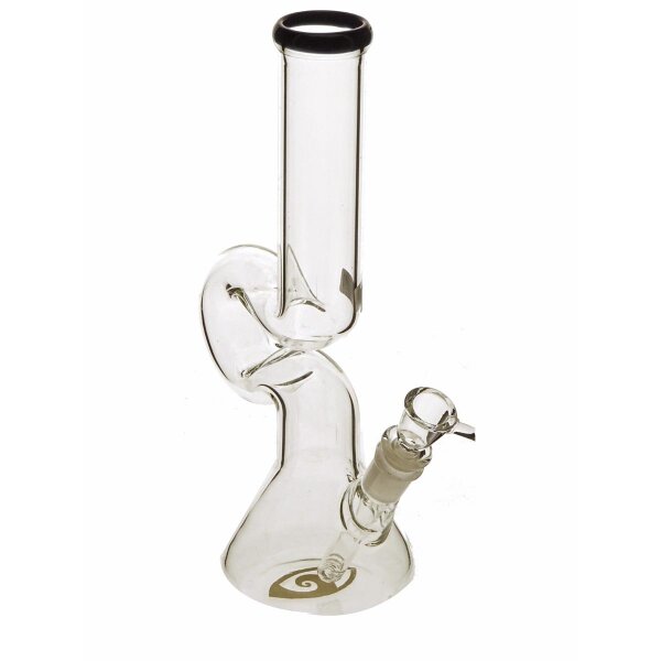 Glass Bong Black Omega 32cm