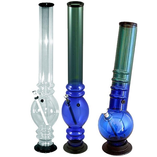 Acrylic bubble bong 1B  colored, 40cm