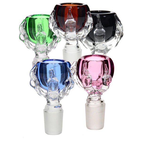 Glass bowl with claw 18.8