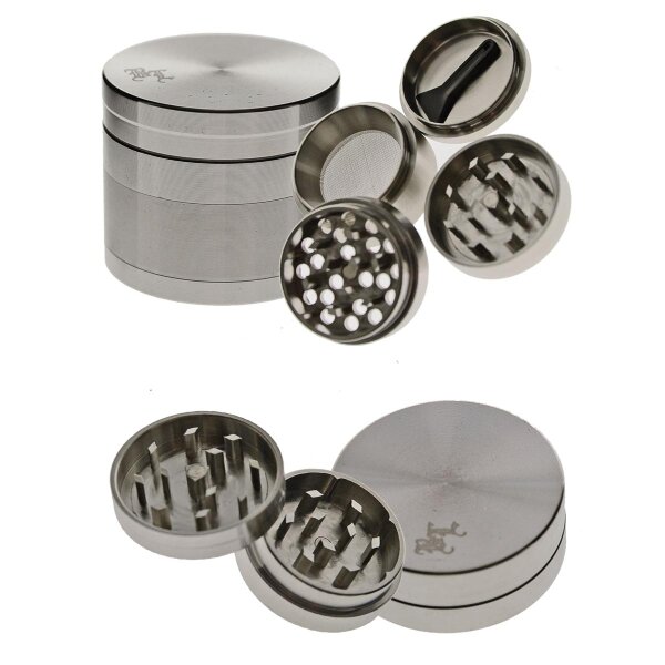 Grinder Black Leaf en acier inoxydable