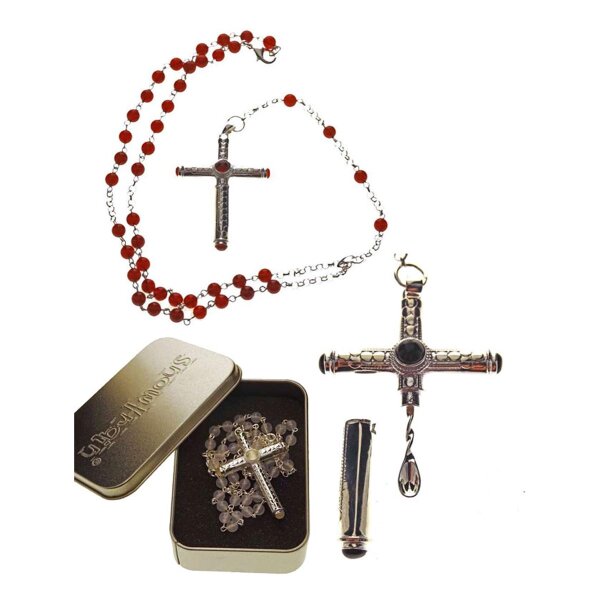 Rosary Necklace Hiding