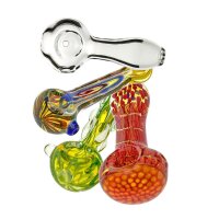 Pipa cucchiaio di vetro Bubbler