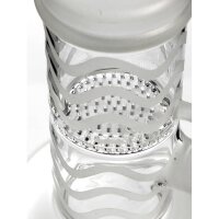 Glow in Dark Bong Ice / Honeycomb 14,5 pink