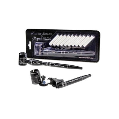 Screen Queen Pipe incl.  Royal Filter Adapter black