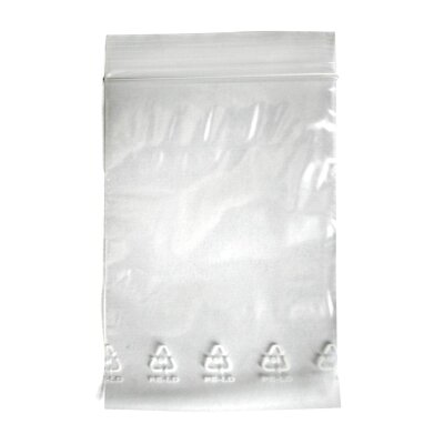 Zip Bags - 100 pcs.   size 10x15cm - clear