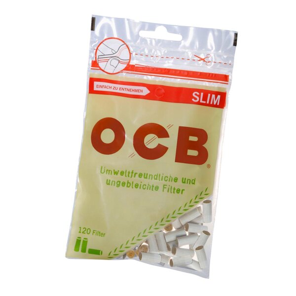 OCB filtri di sigarette - Organic Slim 120 pz.