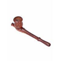 Wooden pipe with screw bowl 15cm - Tulip