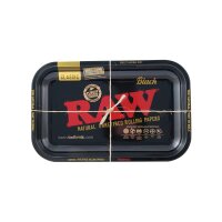 RAW Rolling Tray vassoio per rollare Small - Black