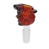 Tête de verre "Pirate" 14,5