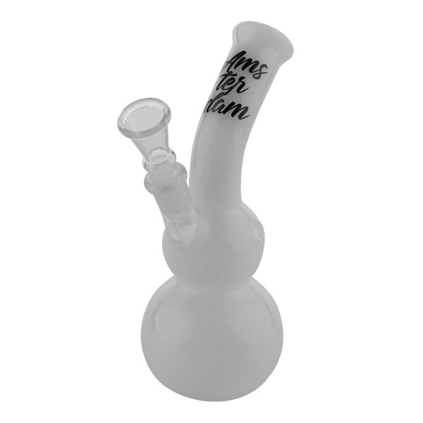 Amsterdam Mini Bong con Doble Panza 18cm 14,5