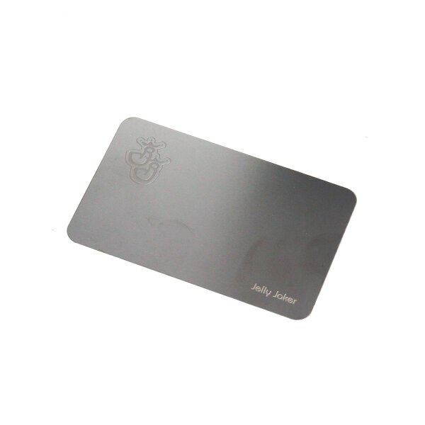 Jelly Joker Stainless Steel Snuffcard