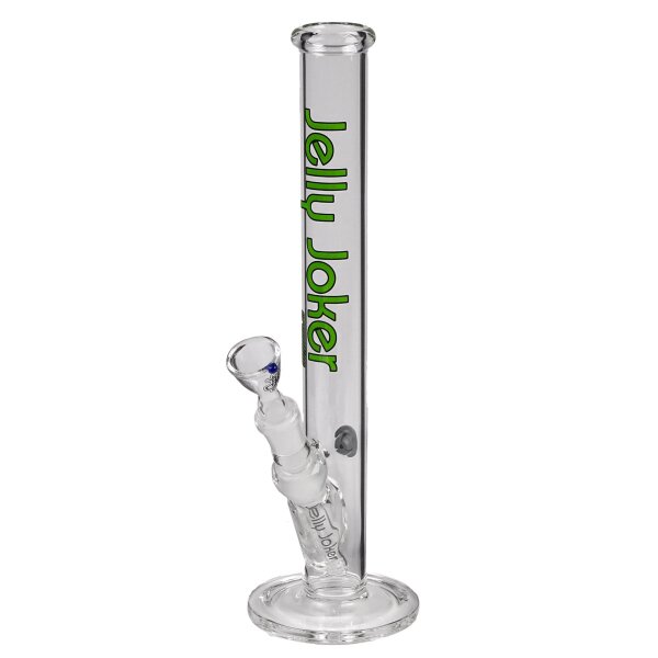 Jelly Joker Glass Bong Straight Greenline - 35cm