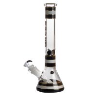 Grace Glass Bong Striped Series - black