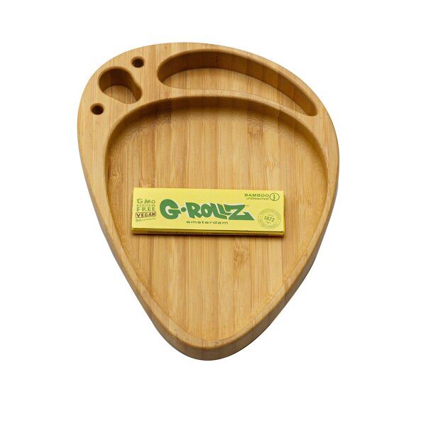 G-Rollz Bamboo Rolling Tray - Palette