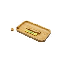 G-Rollz Bamboo Rolling Tray - big